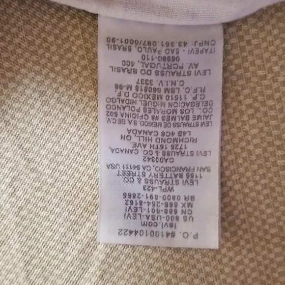 Levi's Men's Black Wash Jeans - Picture 6 of 6